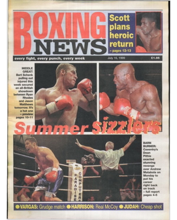 Boxing News magazine 16.7.1999 Download pdf