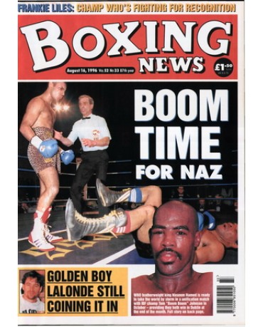 Boxing News magazine 16.8.1996 Download pdf