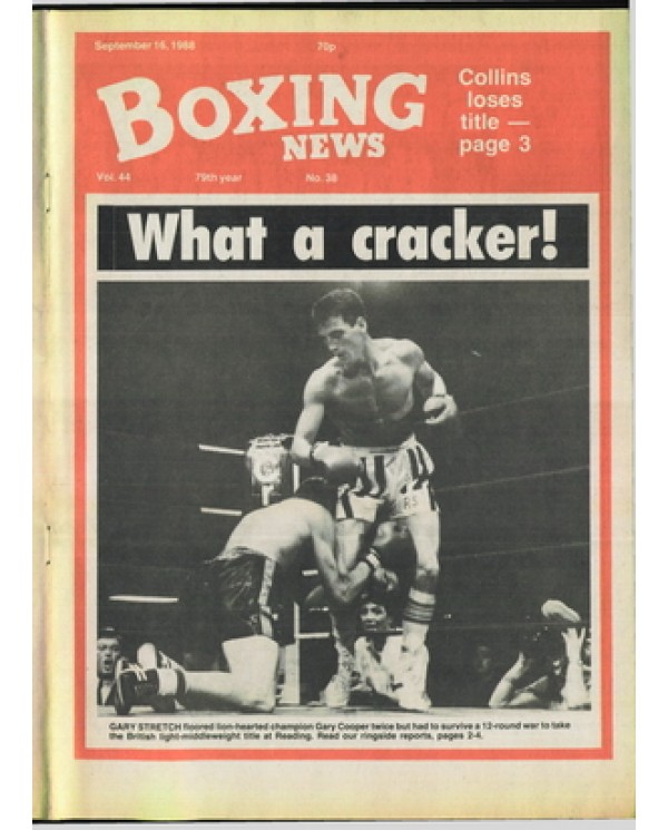 Boxing News magazine 16.9.1988 Download pdf