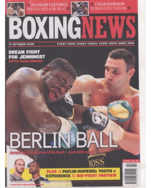Boxing News magazine  17.10.2008  Download pdf