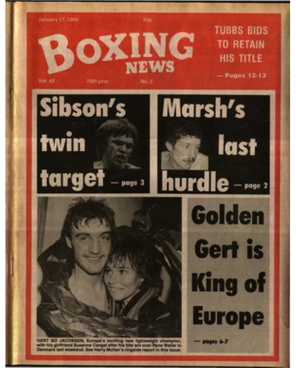 Boxing News magazine 17.1.1986 Download pdf