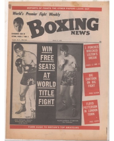 Boxing News magazine 17.3.1972  Download pdf