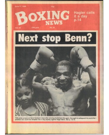 Boxing News magazine 17.6.1988 Download pdf