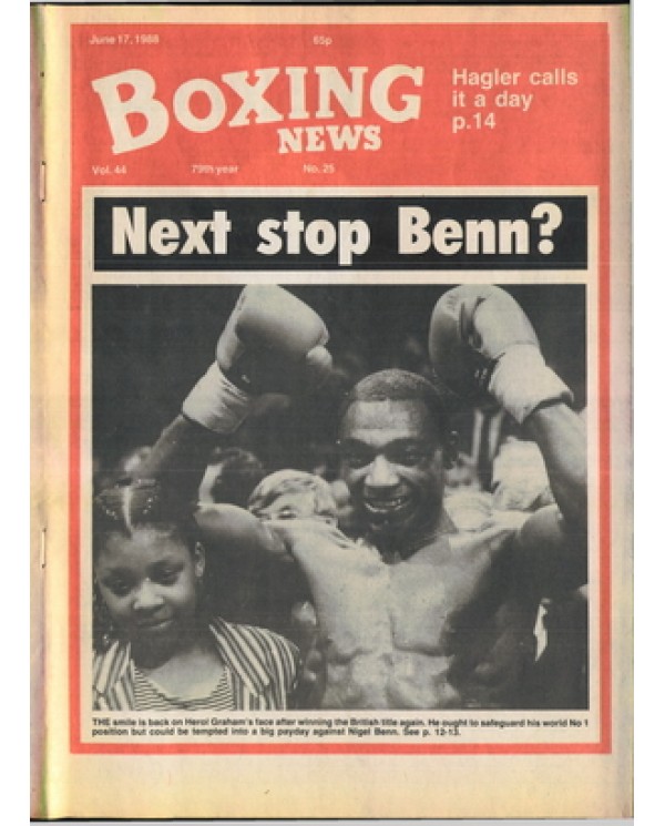 Boxing News magazine 17.6.1988 Download pdf