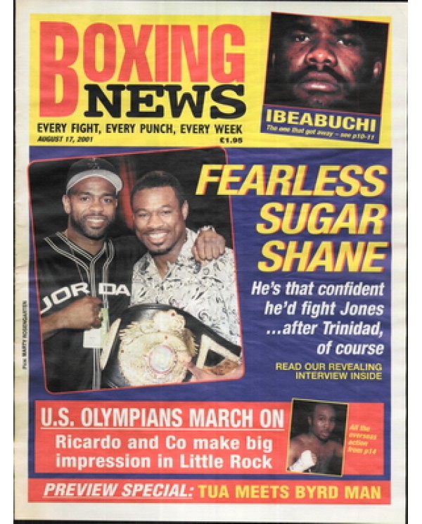 Boxing News magazine 17.8.2001 Download pdf