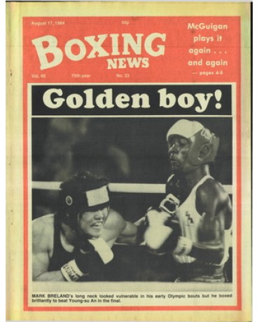 Boxing News magazine 17.8.1984 Download pdf