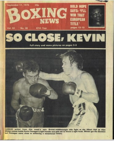 Boxing News magazine  17.9.1976 Download pdf