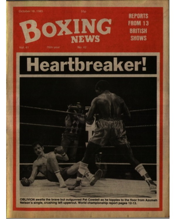 Boxing News magazine 18.1.1985 Download pdf