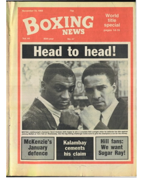 Boxing News magazine 18.11.1988 Download pdf