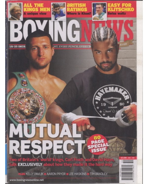 Boxing News magazine 18.12.2009  Download pdf