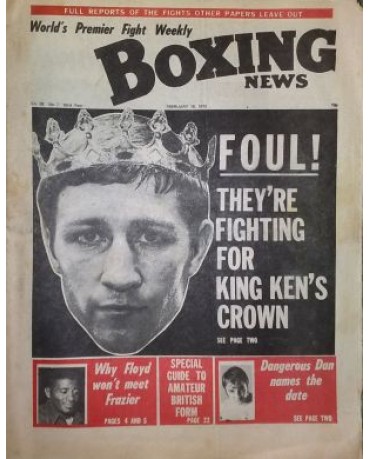 Boxing News magazine Download PDF 18.2.1972