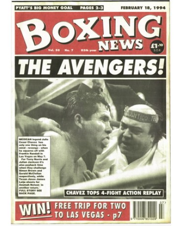 Boxing News magazine 18.2.1994 Download pdf