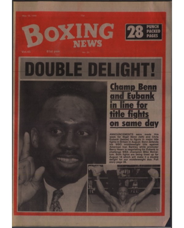 Boxing News magazine 18.5.1990Download pdf