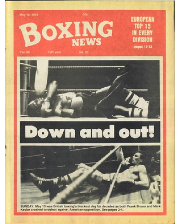 Boxing News magazine 18.5.1984 Download pdf