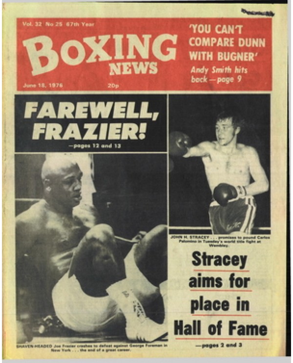 Boxing News magazine  18.6.1976 Download pdf
