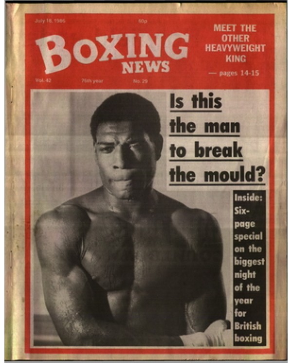 Boxing News magazine 18.7.1986 Download pdf