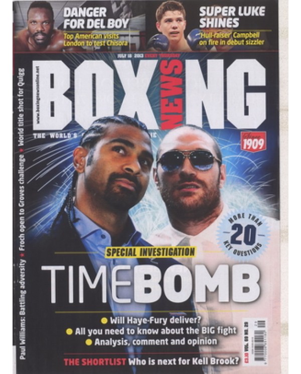 Boxing News magazine 18.7.2013  Download pdf