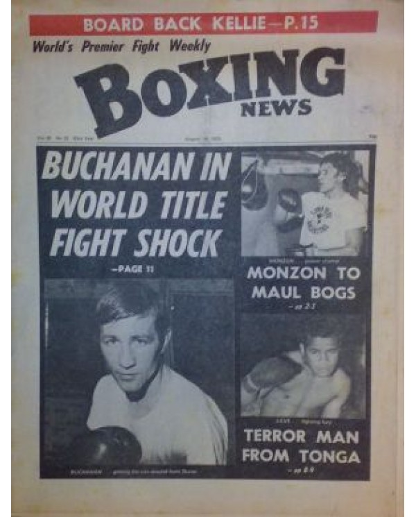 Boxing News magazine Download PDF18.8.1972