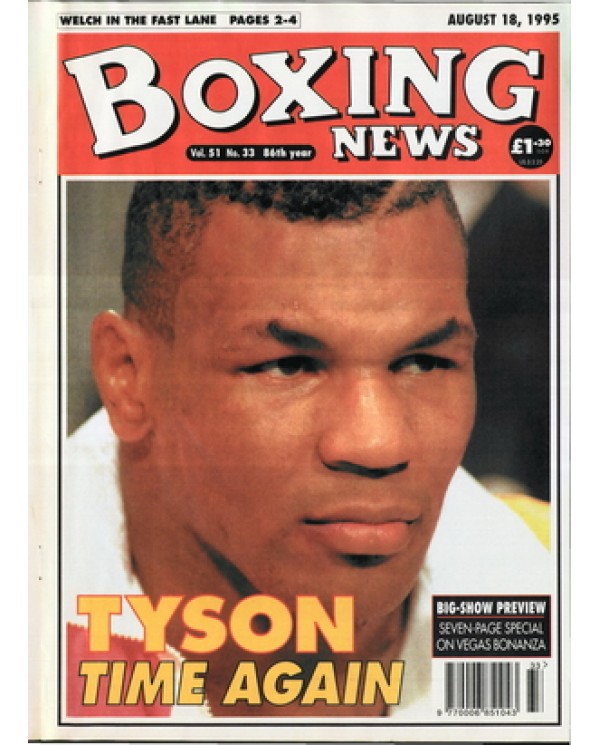 Boxing News magazine 18.8.1995 Download pdf