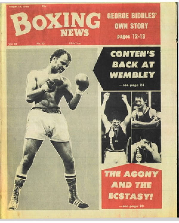 Boxing News magazine 18.8.1978 Download pdf