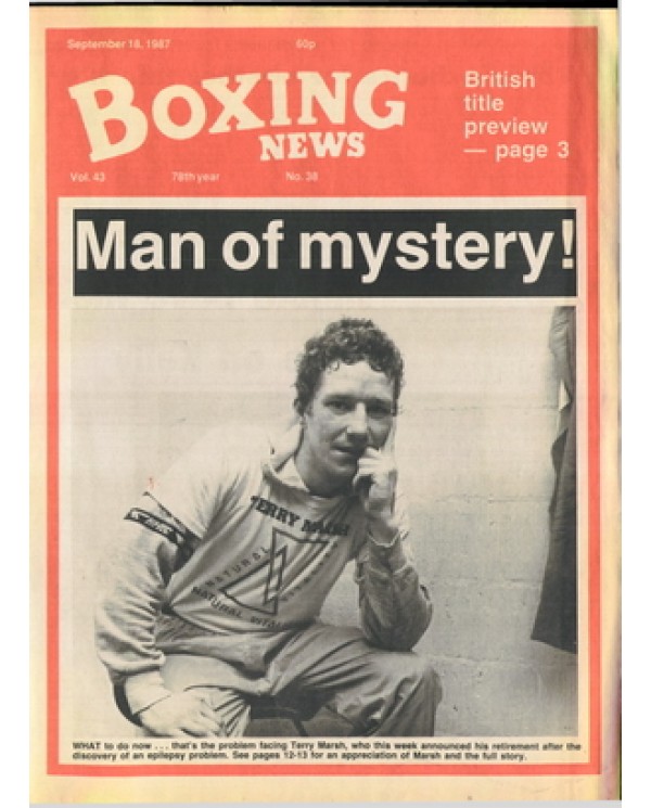 Boxing News magazine 18.9.1987 Download pdf