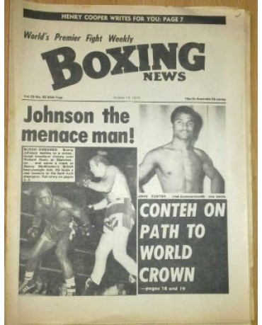 Boxing News magazine Download PDF 19.10.1973