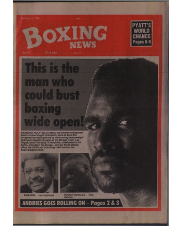 Boxing News magazine 19.10.1990 Download pdf