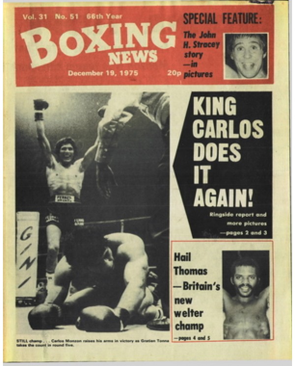 Boxing News magazine 19.12.1975 Download pdf