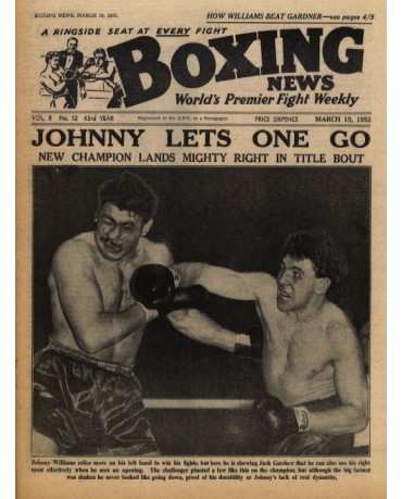 Boxing News magazine 19.3.1952 Download pdf