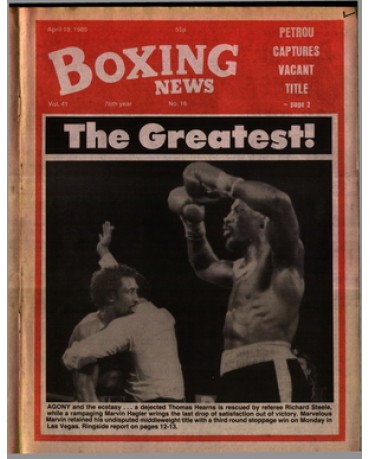 Boxing News magazine 19.4.1985 Download pdf