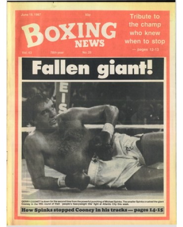 Boxing News magazine 19.6.1987 Download pdf