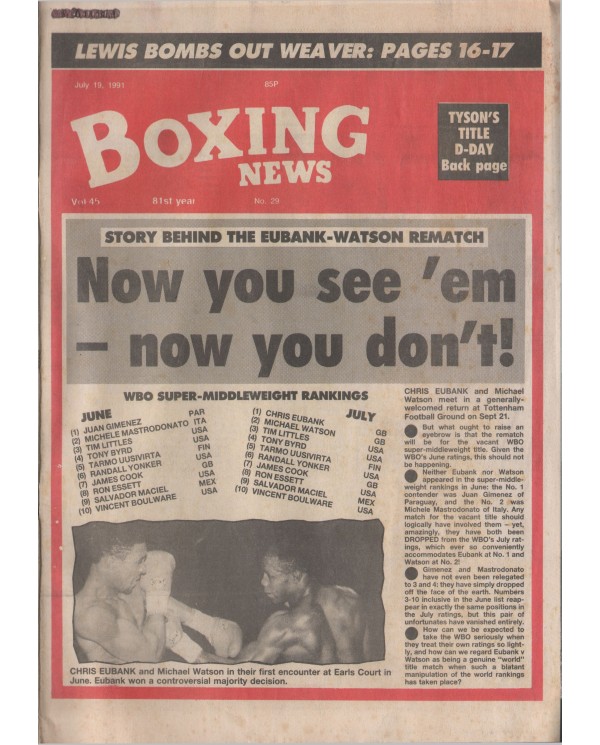 Boxing News magazine Download  19.7.1991.pdf