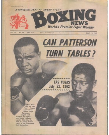 Boxing News magazine 19.7.1963  Download pdf