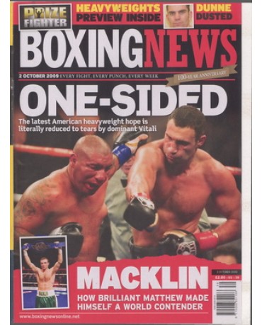Boxing News magazine 2.10.2009 Download pdf