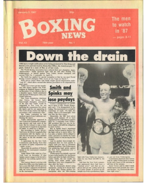 Boxing News magazine 2.1.1987 Download pdf