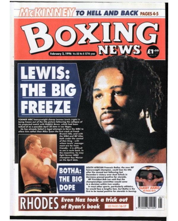 Boxing News magazine 2.2.1996 Download pdf