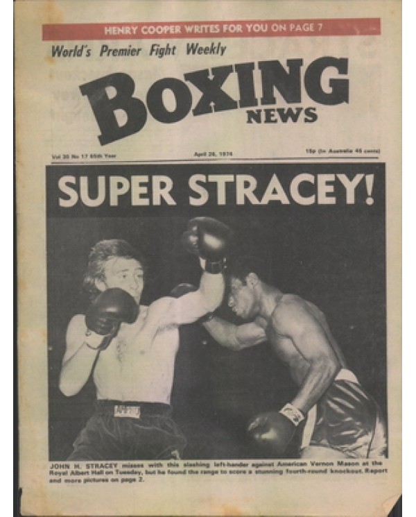 Boxing News magazine 2.4.1974  Download pdf