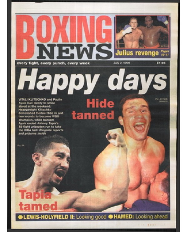 Boxing News magazine 2.7.1999 Download pdf