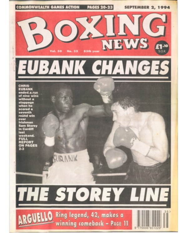 Boxing News magazine 2.9.1994 Download pdf