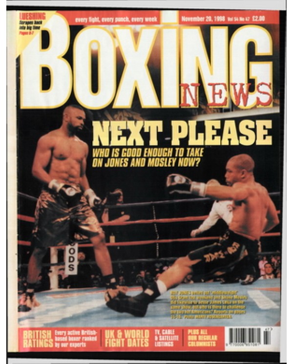 Boxing News magazine 20.11.1998 Download pdf