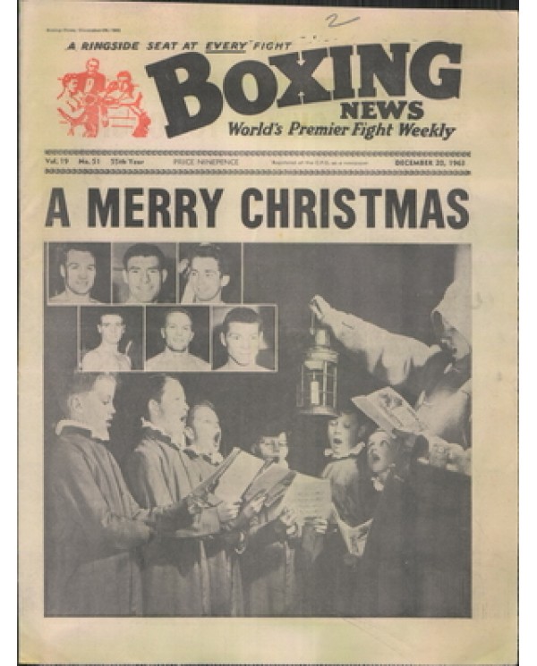 Boxing News magazine 20.12.1963  Download pdf