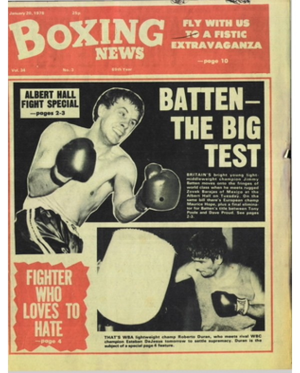 Boxing News magazine 20.1.1978 Download pdf