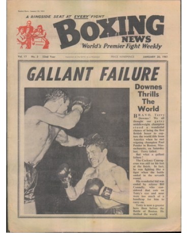 Boxing News magazine 20.1.1961  Download pdf