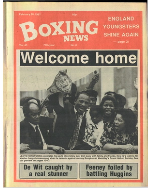 Boxing News magazine 20.2.1987 Download pdf