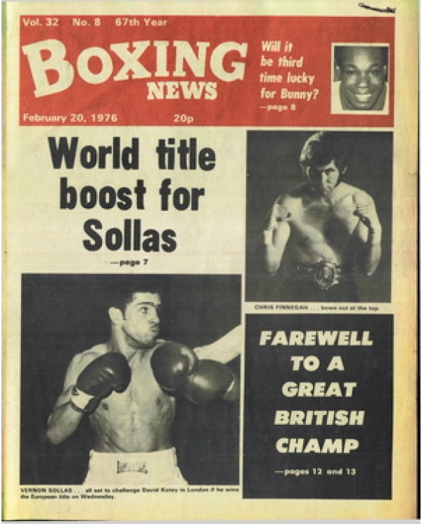 Boxing News magazine 20.2.1976 Download pdf