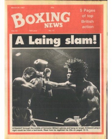 Boxing News magazine 20.3.1987 Download pdf
