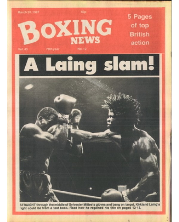 Boxing News magazine 20.3.1987 Download pdf