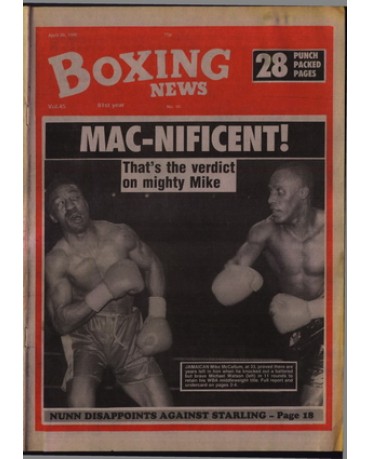 Boxing News magazine 20.4.1990 Download pdf