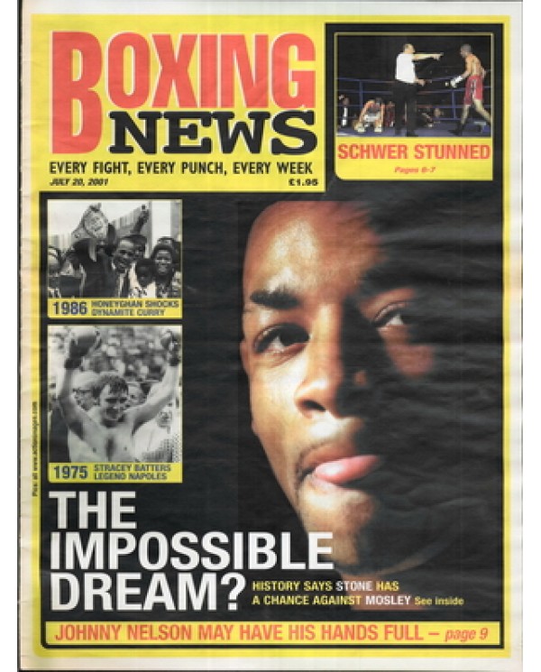 Boxing News magazine 20.7.2001 Download pdf