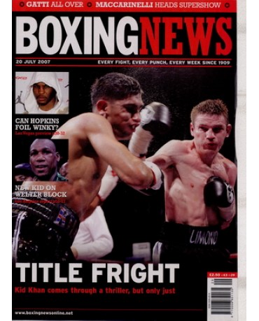 Boxing News magazine 20.7.2007 Download pdf